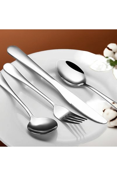 Becker Set 6 cuțite de masă inox, Premium Deluxe