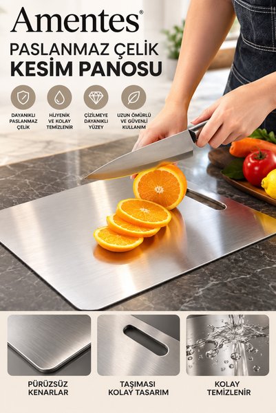 Amentes Cutting Board Steel 30X20
