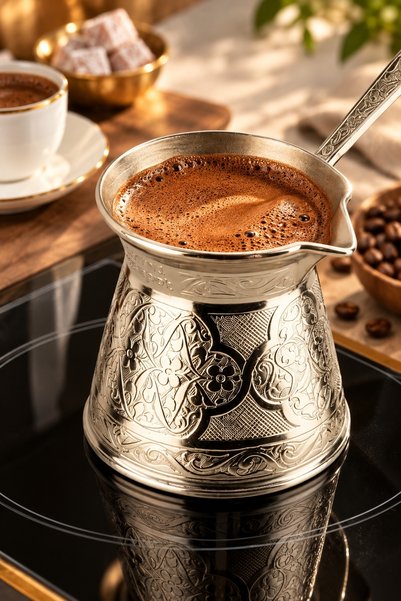 arnabella وعاء قهوة كلاسيكي من سيزبوت 5 نو، متوافق مع مواقد الحث الحراري، سعة...
