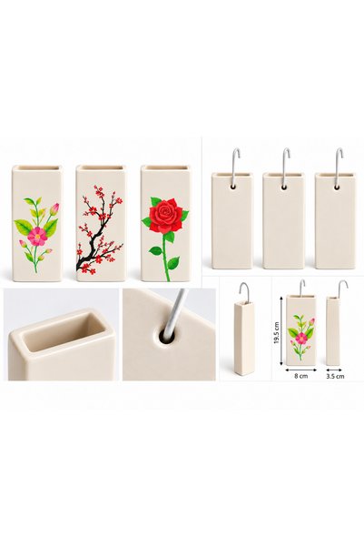 FRANDIS Set 3 umidificatoare de aer cu cârlig pentru calorifer, Frandis, 8x3,...