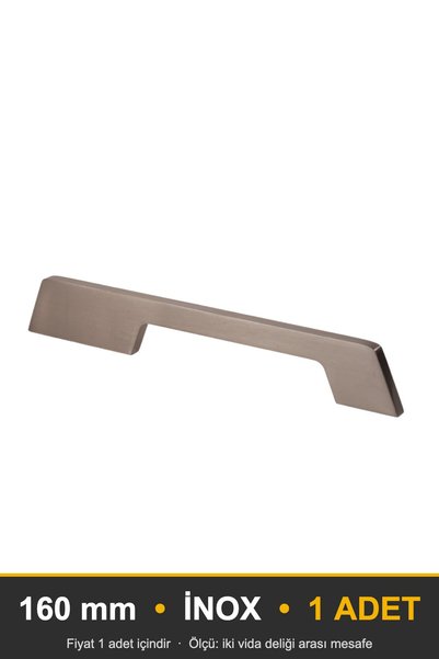 KOÇSAN Ayla Inox 160 mm Handle Luxury Country Kitchen Furniture Cabinet Drawe...