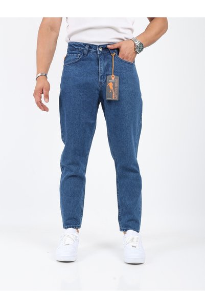 Penaltı Pantaloni albaștri din denim pentru bărbați, lavabili