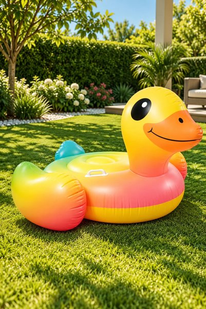 Intex Yellow Duck Riding Boat - Inflatable Duck - Boat Sea Duck Rider - Pool ...
