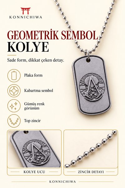 FG KONNİCHİWA CUNNEL NECKLACE STEEL