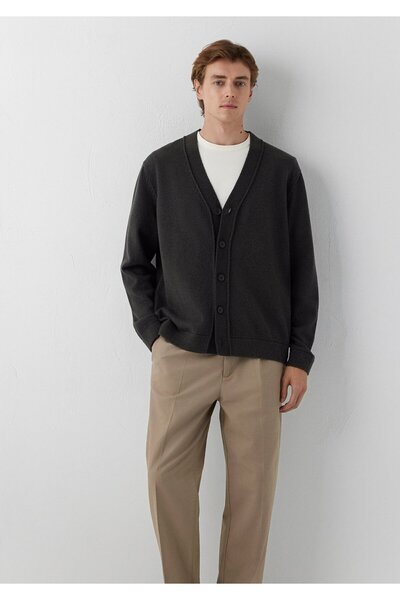 Mavi Men's Coffee Cardigan after Dark Sweater & Cardigan