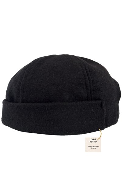 STELLA VESTİNO Premium Men's and Women's 100% Cotton Melton Docker Beanie | U...