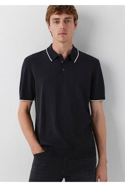 Mavi Siyah Triko Polo 0710462-71379