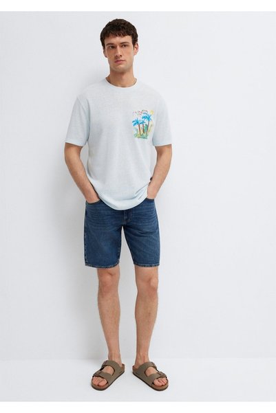 Mavi Printed T-Shirt Loose Fit / Relaxed Comfortable Cut 0613321-70775