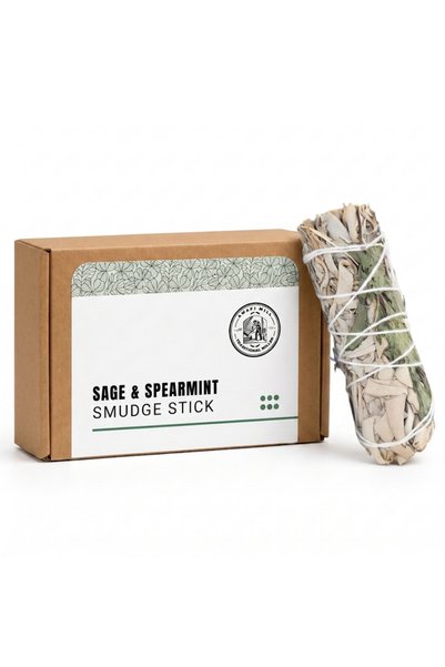 AWAFI MILL White Sage with Spearmint Smudge Stick Pack of 3 Stick