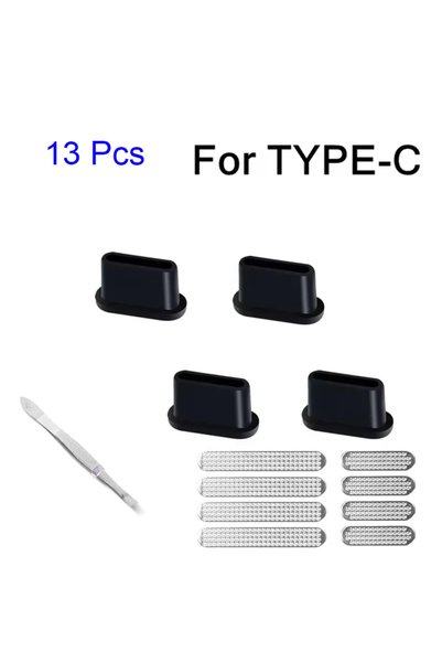 Choice 13 قطعة من أغطية شبكية معدنية عالمية مضادة للغبار، مناسبة لمقابس النوع...