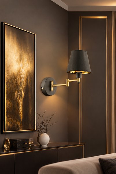 Apliqa Lona Gold Tasarım Salon Koridor Salon Aplik