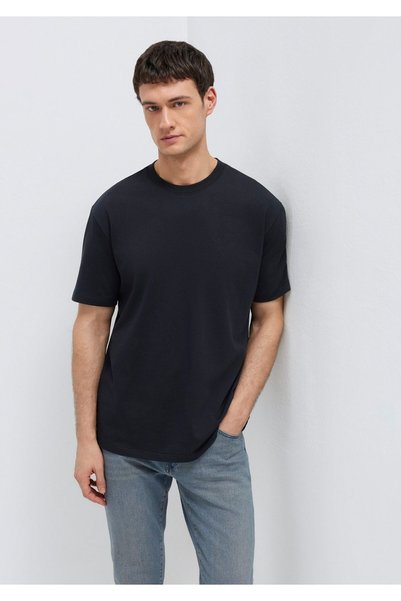 Mavi Black Basic T-Shirt Loose Fit / Loose Relaxed Fit 0611596 -900