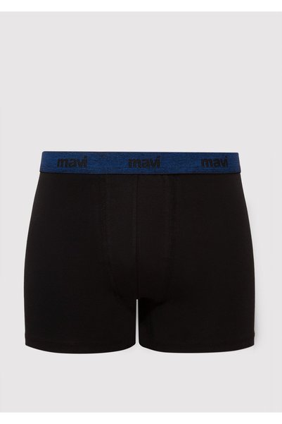 Mavi Boxer Shorts - Black - Plain