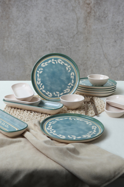 Keramika Set de mic dejun Berenice, 14 piese, pentru 6 persoane, 21730