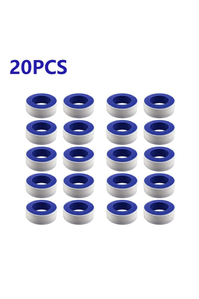 Choice1 20 قطعة شريط عزل أنابيب PTFE للغاز والماء، 10 أمتار، مقاوم للماء، مخص...