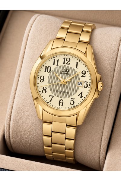 Q&Q Women's Gold Wristwatch 3F126
