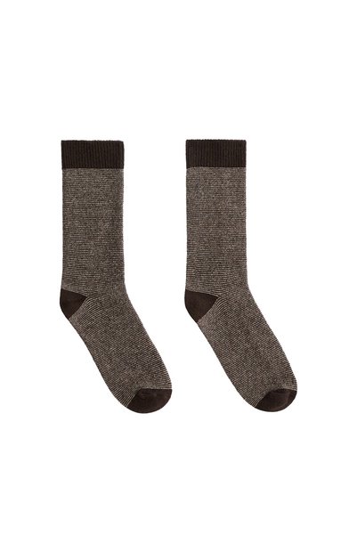 Oysho Classic çorap %50 poliamid %21 yün çizgili