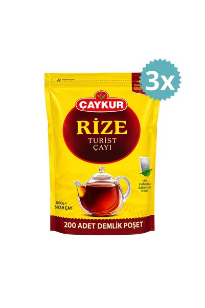Çaykur EDT DEM.SÜZEN POŞET ÇAY 1000 GR(200*5GR) 3 ADET