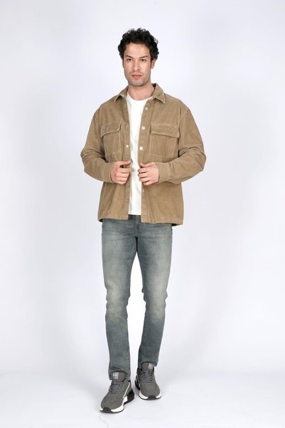 Lee Cooper Regular Fit Bej Erkek Ceket 251 LCM 231002 LUKAS BEJ