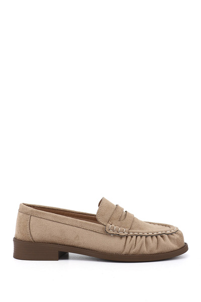 GÖNDERİ(R) Women's Mink Suede Loafer Shoes