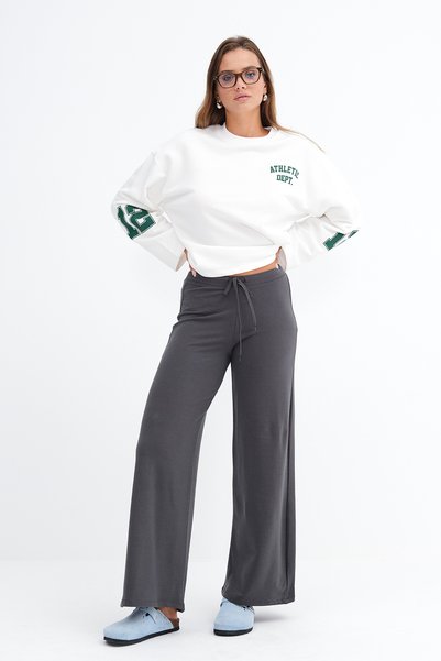 Addax Elastic Waist Modal Tracksuit Eşf05037