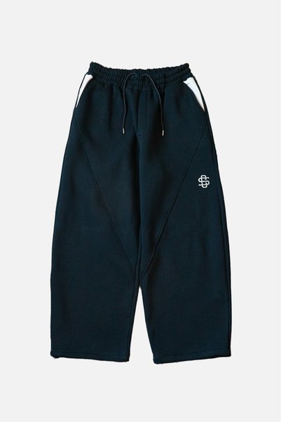 Crupt Studio Navy Blue Chaos Contrast Sweatpant Men's Sweatpants