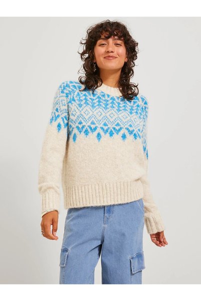 Jack & Jones Jack&Jones JJXX Oversize Yuvarlak Yaka Kadın Kazak - Minimalist ...