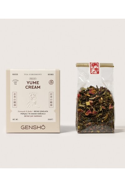 Beyaz Çikolatalı Beyaz Çay Harmanı – Yume Cream Dökme Çay 50 g | GENSHŌ