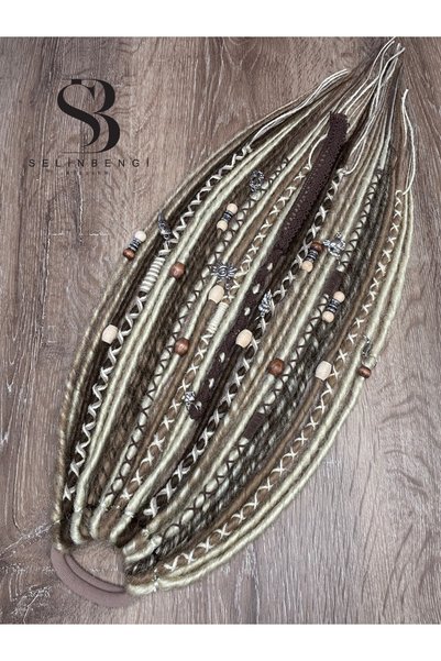 Selin Bengi 26-Count 50 cm Platinum & Light Ash Blonde & Dark Ash Blonde Rast...