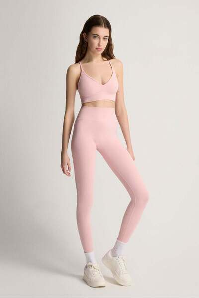 dossha SoftHold™ Büzgülü Kalça Şekillendirici Tayt | Baby Pink