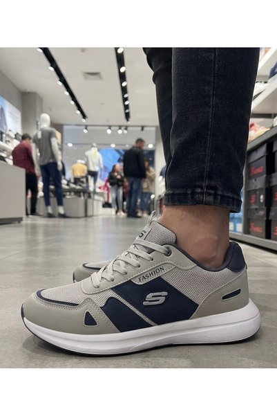 Genel Markalar Erkek Kalın Taban Günlük Sneaker Spor Ayakkabı Rahat Hafif Yür...