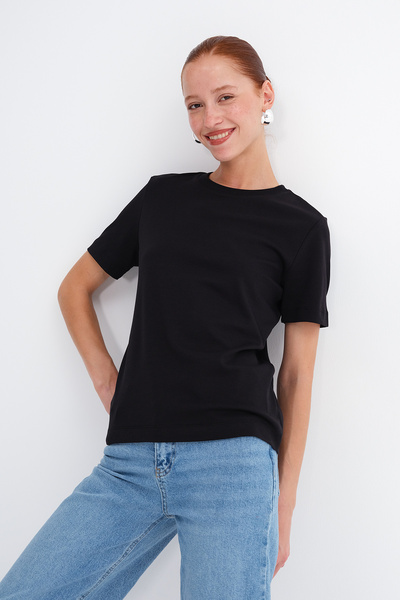 Addax Crew Neck Basic T-Shirt P05040