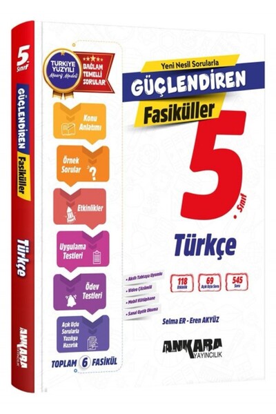 Ankara Yayıncılık ANKARA YAY. 5.SINIF GÜÇLENDİREN TÜRKÇE FASİKÜL SET 2027