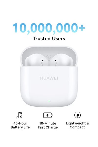 Huawei هواوي فري بودز اس اي 2، سماعه لاسلكية، ابيض
