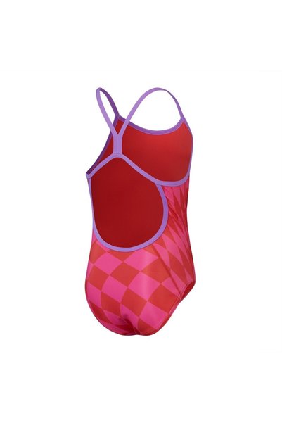 SPEEDO Allover Digital V Back Kız Çocuk Yüzücü Mayosu