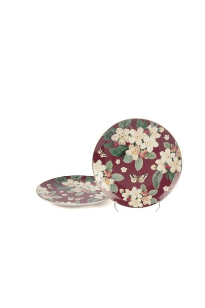 Mikasa Moor Jasmine 2-Pack Cake Plate 20cm