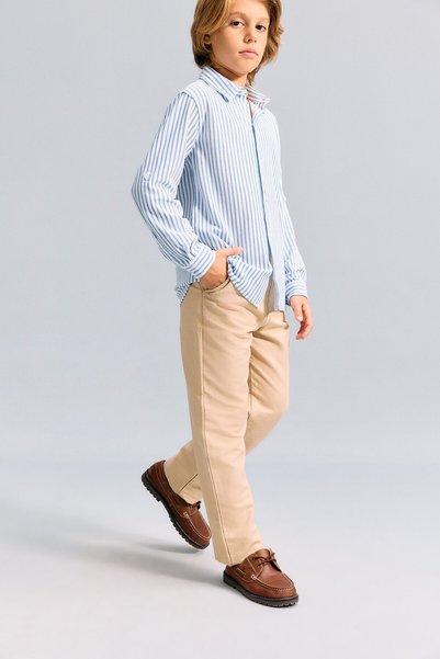 DeFacto Regular Fit Straight Leg Trousers H9782A826Au