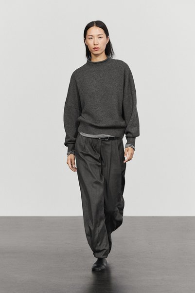 Massimo Dutti Oversize %100 yün triko kazak