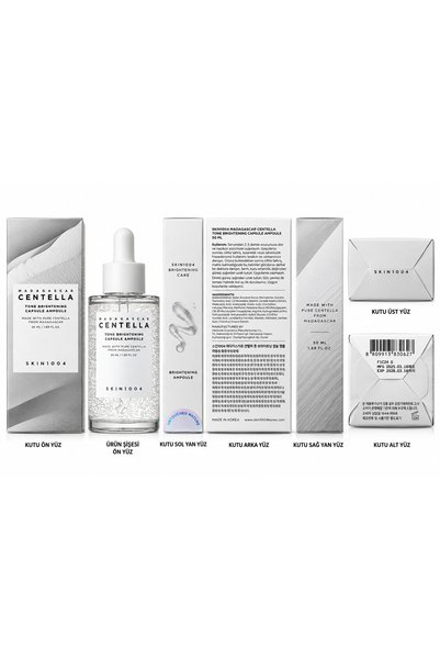 Skin1004 Μαδαγασκάρη Σεντέλα Αμπούλα Κάψουλας για Λάμψη Τόνου - 50ml