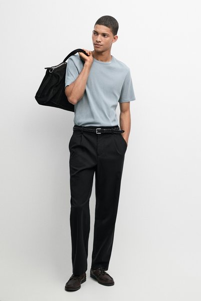 Massimo Dutti %100 pamuklu kısa kollu tişört