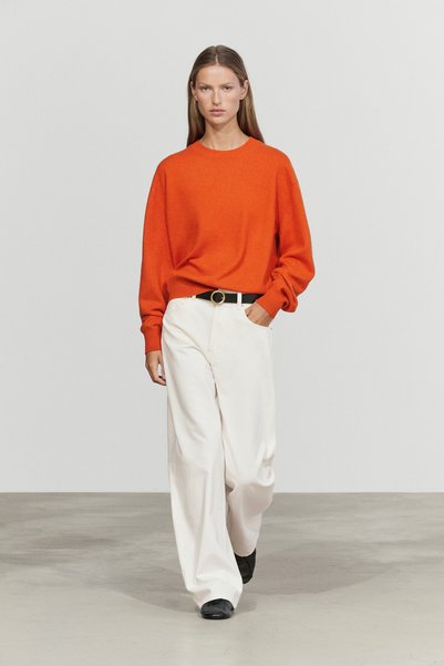 Massimo Dutti %100 kaşmir uzun kollu kazak