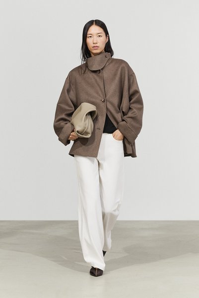 Massimo Dutti Yünlü trençkot