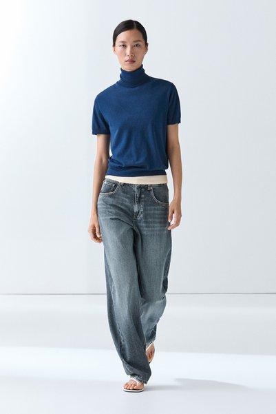 Massimo Dutti Balıkçı yaka triko kazak