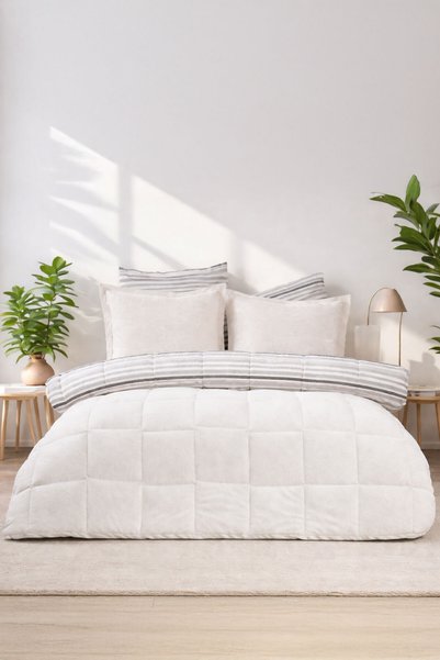 Elart West Comfort Uyku Seti Çift Kişilik (195x215 cm) Krem