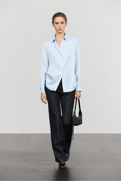Massimo Dutti Liyosel dökümlü gömlek