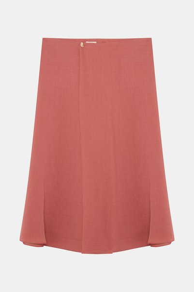 W Collection PEMBE MİDİ ETEK