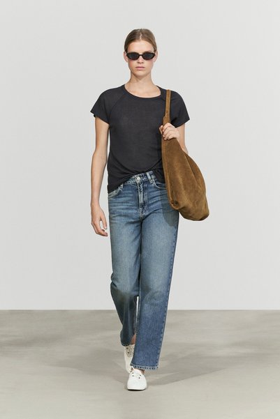 Massimo Dutti Kısa kollu raglan t-shirt