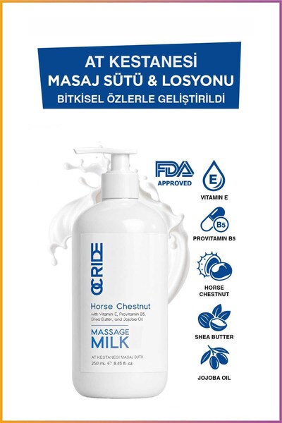 OCRIDE Horse Chestnut Extract Body Milk Herbal Moisturizing Body Lotion and M...