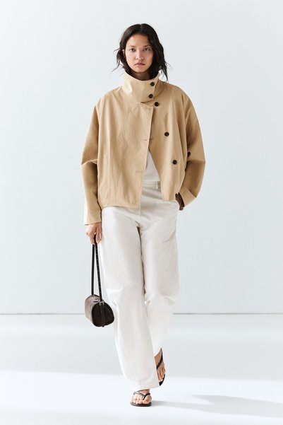 Massimo Dutti Pile detaylı dik yaka bomber ceket