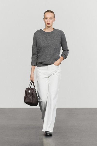 Massimo Dutti Bisiklet yaka kaşmir triko kazak